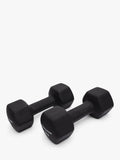 Northern Gym Equipment Neoprene Hex Dumbbell 7kg Black, imported from the UK
