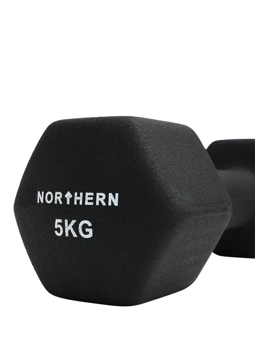 Northern Gym Equipment neoprene hex dumbbell 5kg, UK version