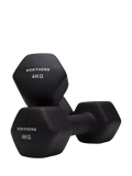 Northern Gym Equipment neoprene hex dumbbell 4kg black - British product