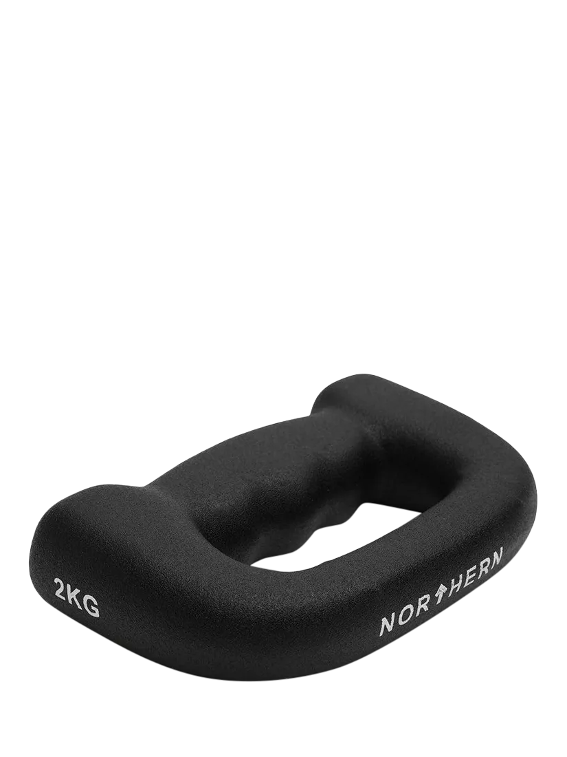 Northern Gym D-shaped dumbbells 2kg each - British product