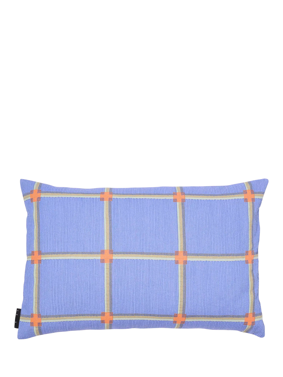 The Conran Shop Cuba cotton cushion blue (British brand)