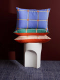 The Conran Shop Cuba cotton cushion blue (British brand)