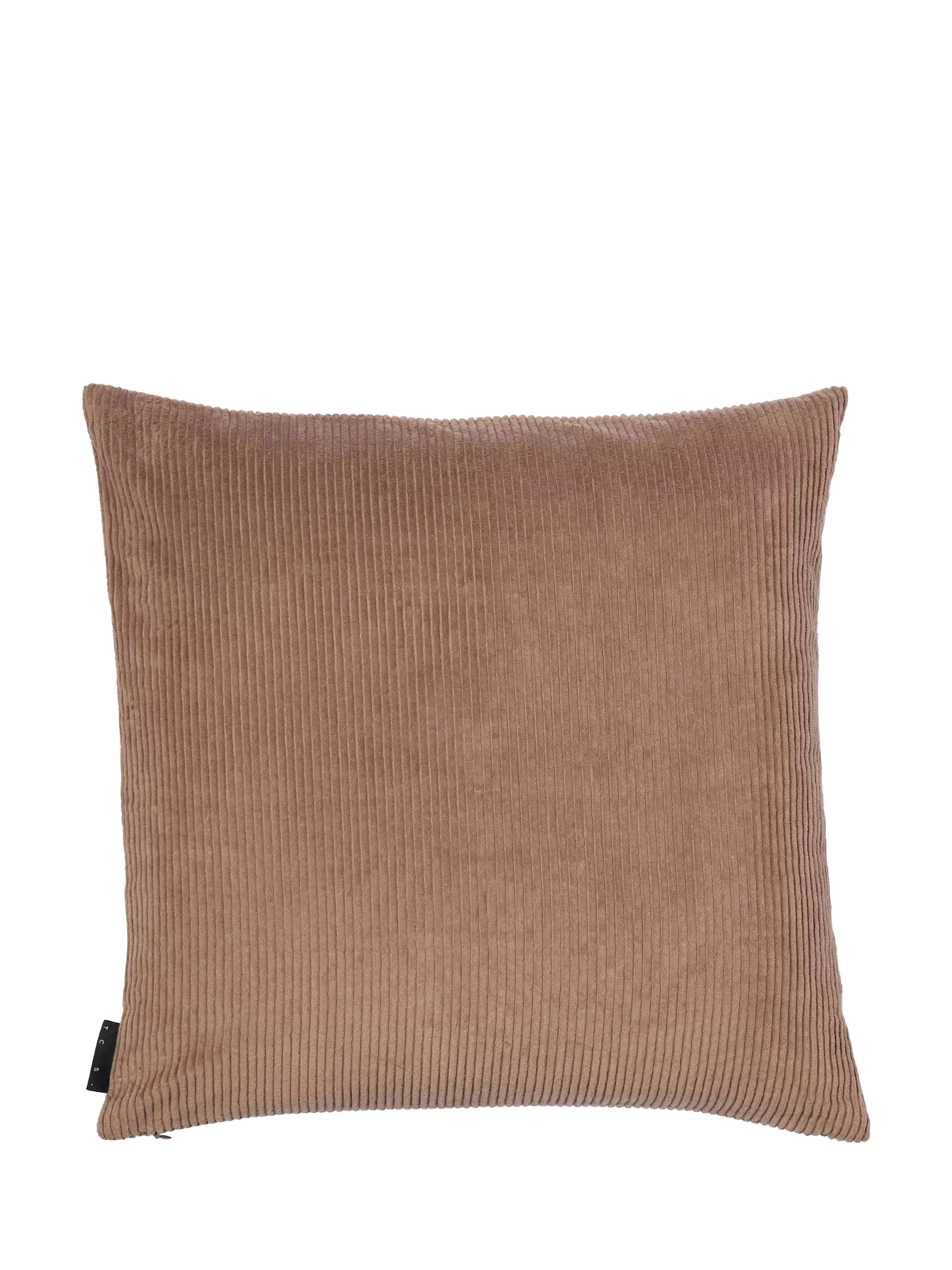 Conran Shop Miller corduroy velvet cushion cover in mink - British brand