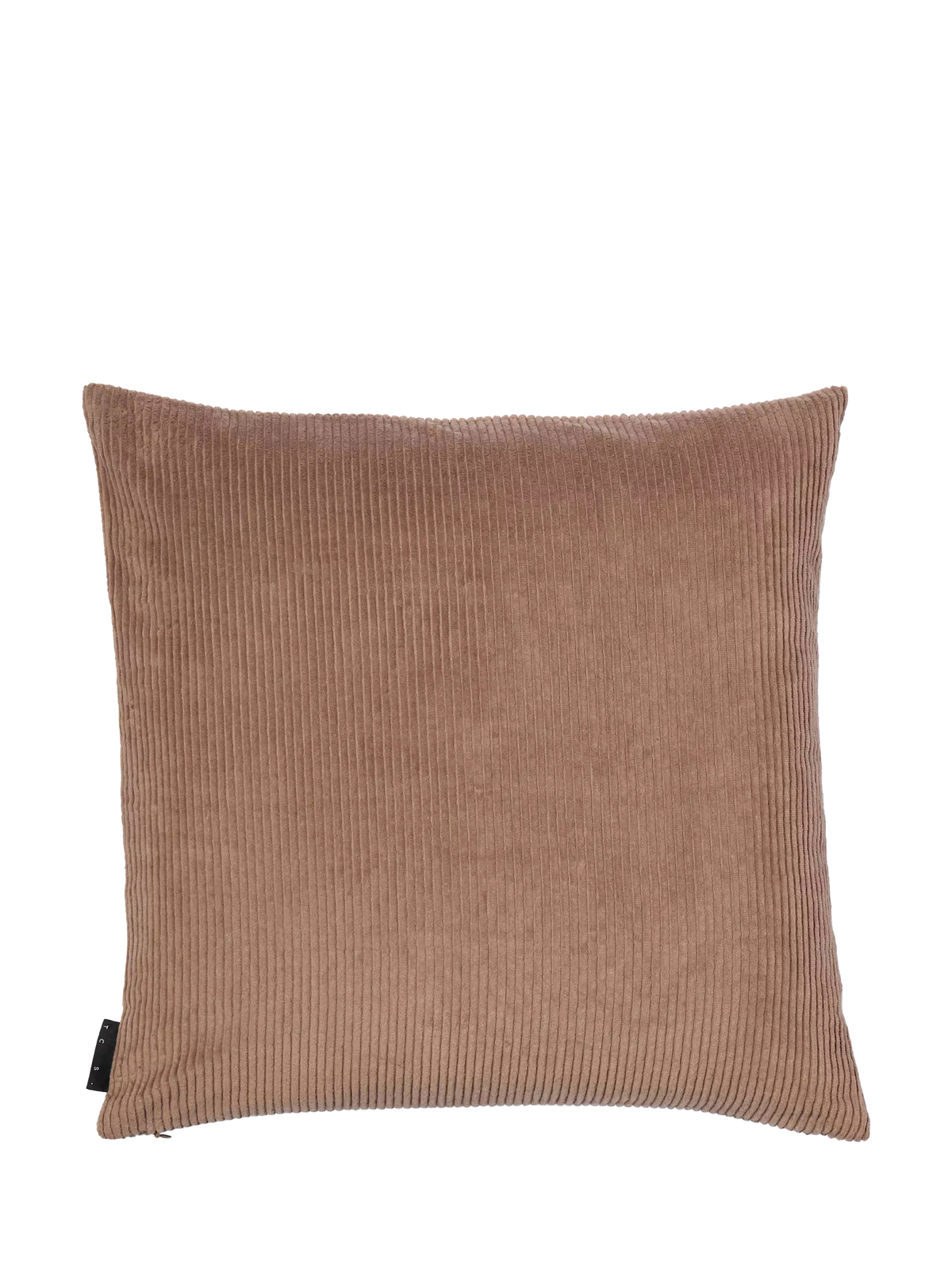 Conran Shop Miller corduroy velvet cushion cover in mink - British brand