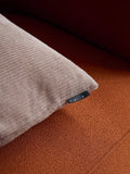 Conran Shop Miller corduroy velvet cushion cover in mink - British brand