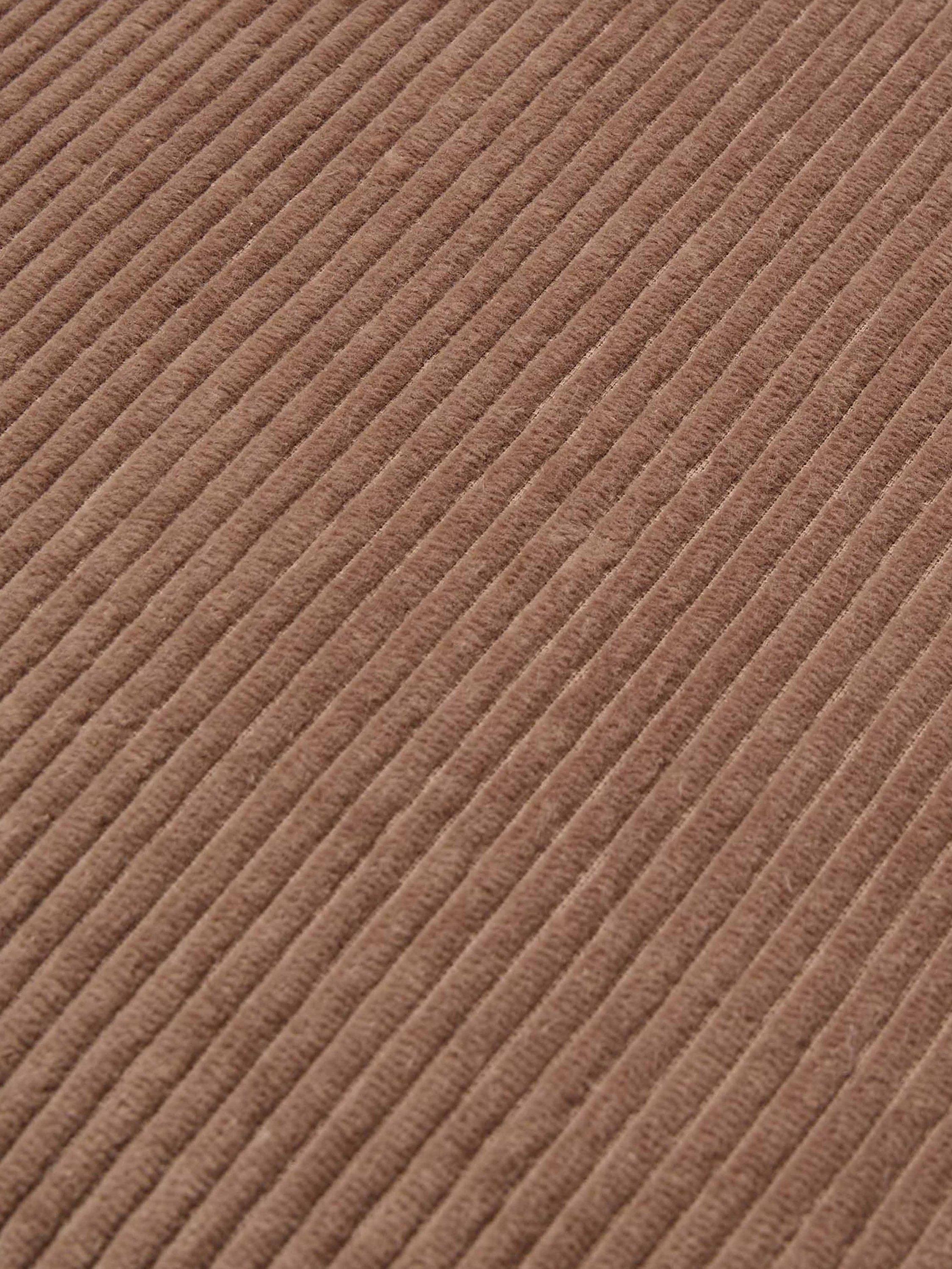 Conran Shop Miller corduroy velvet cushion cover in mink - British brand