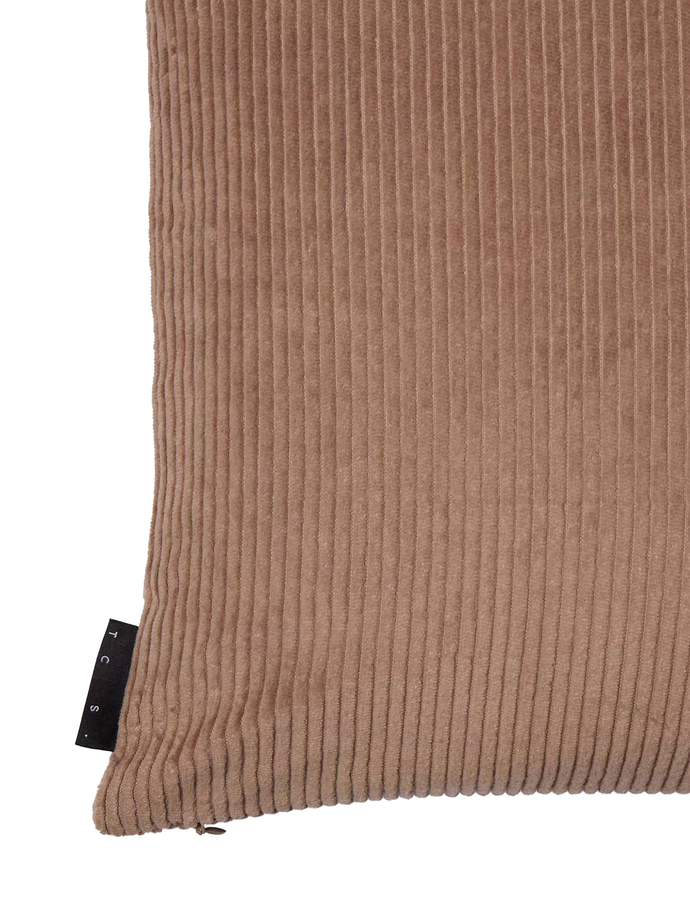 Conran Shop Miller corduroy velvet cushion cover in mink - British brand
