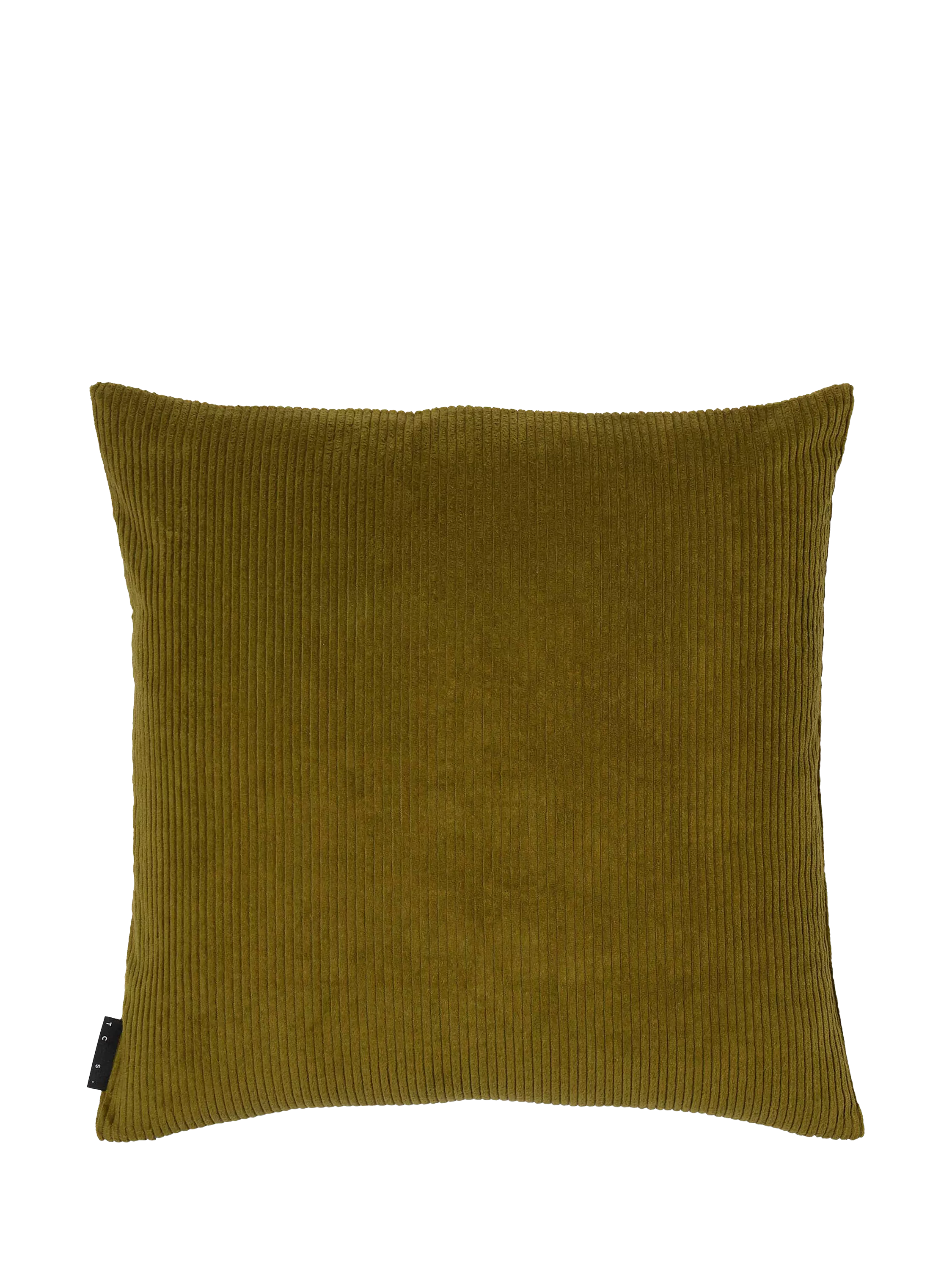 The Conran Shop corduroy velvet cushion cover, Bark (British brand)