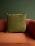 The Conran Shop corduroy velvet cushion cover, Bark (British brand)