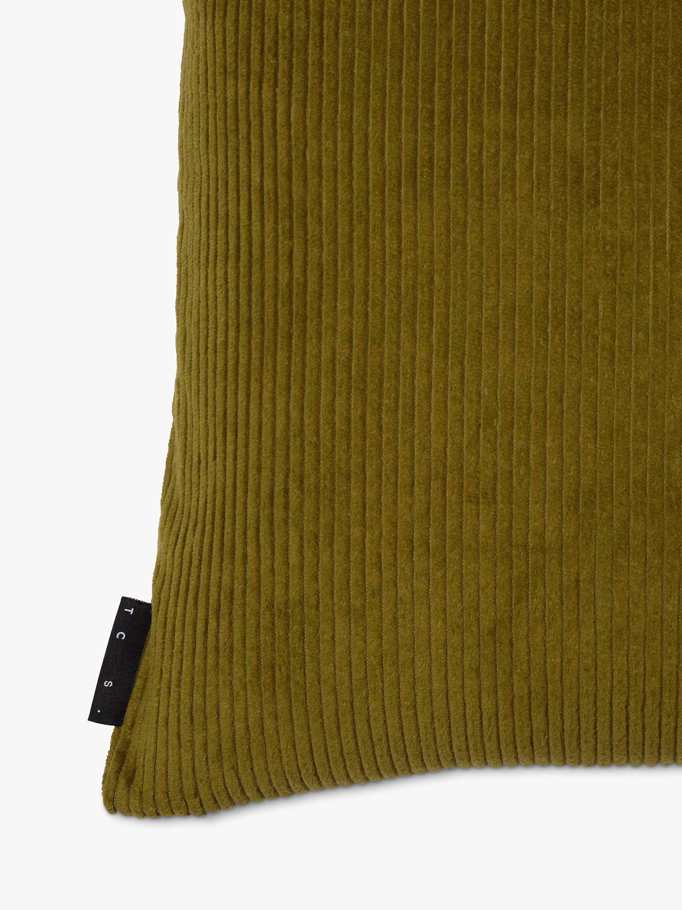The Conran Shop corduroy velvet cushion cover, Bark (British brand)