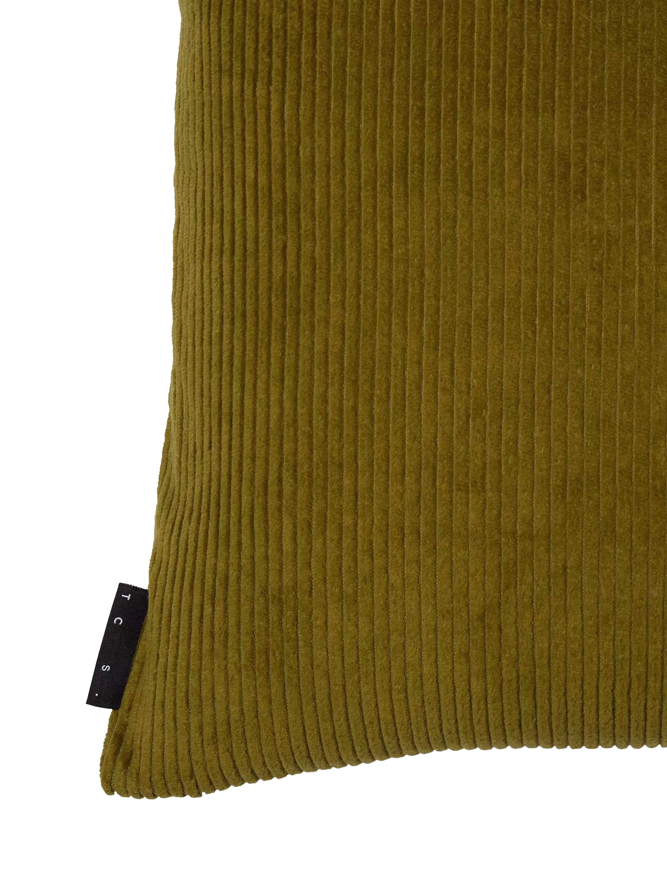 The Conran Shop corduroy velvet cushion cover, Bark (British brand)