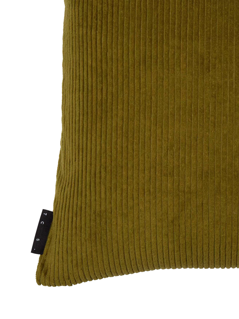 The Conran Shop corduroy velvet cushion cover, Bark (British brand)