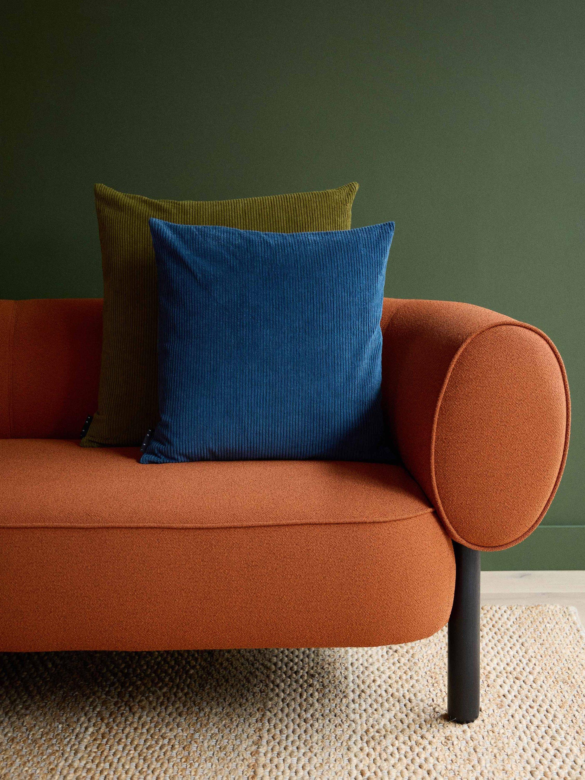 The Conran Shop Miller cushion cover Petrol 50cm square - British product