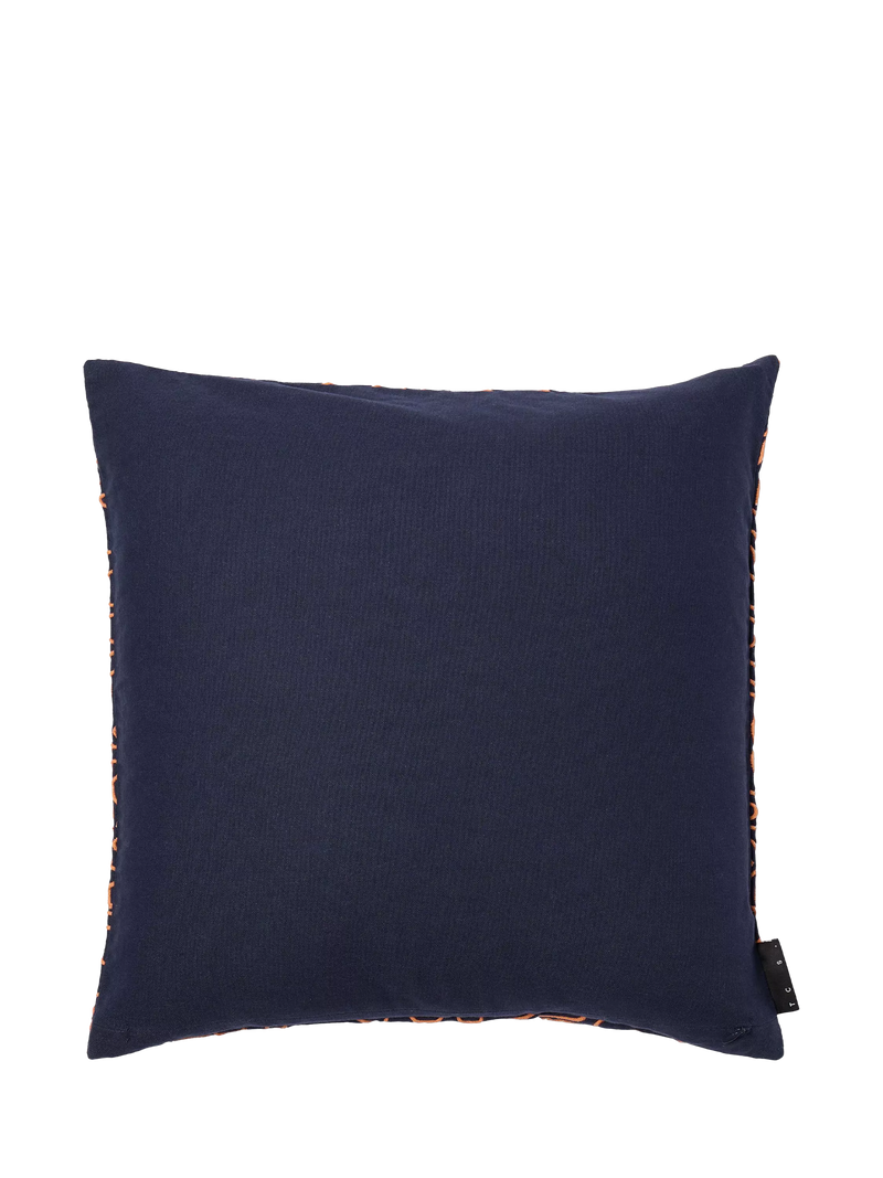 The Conran Shop ripple cotton cushion cover blue, imported from the UK