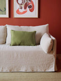 The Conran Shop Wallis Linen Cushion in Celadon - British product