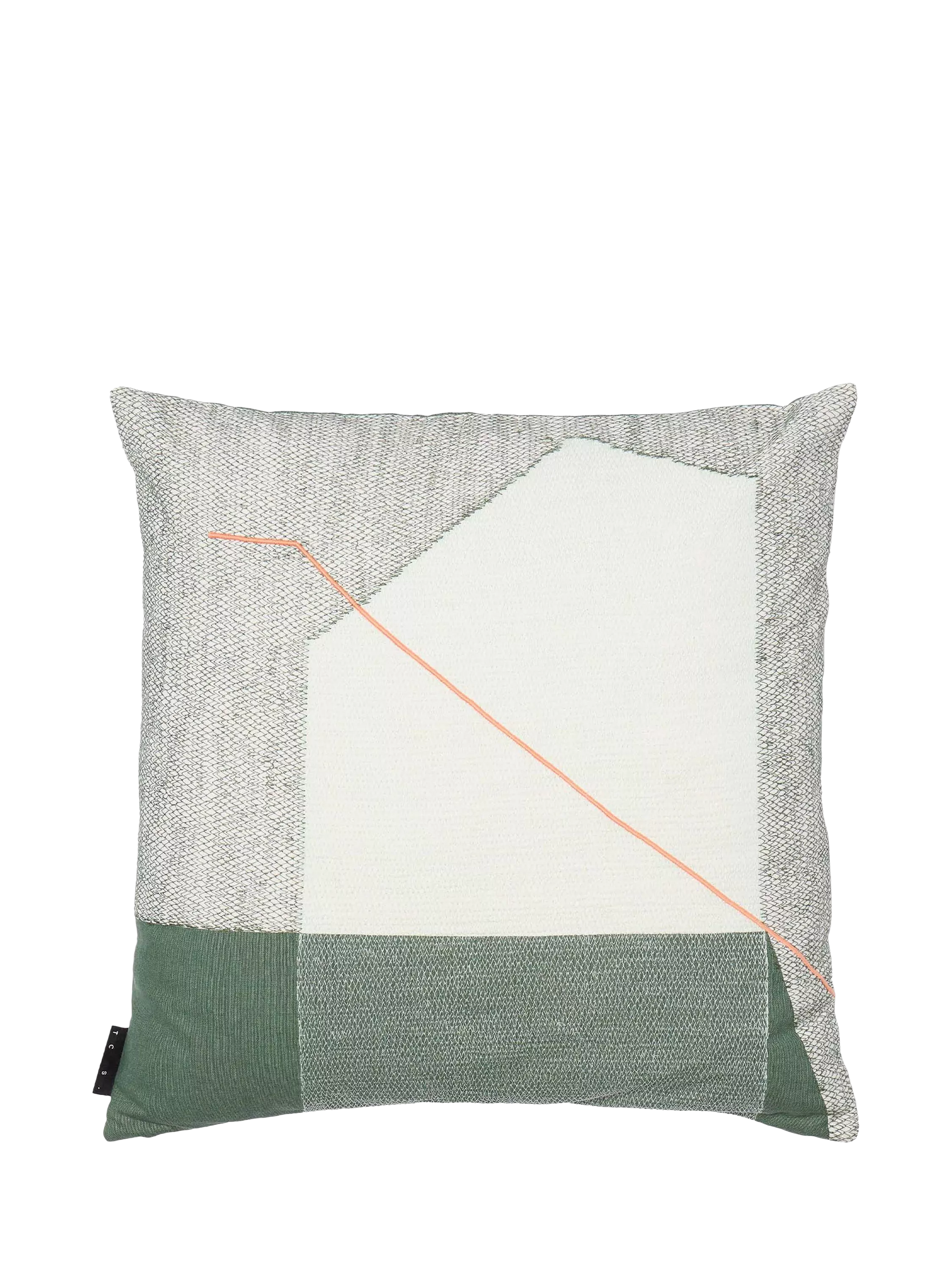 The Conran Shop Wayline cotton cushion cover Oatmeal 50cm square - British product