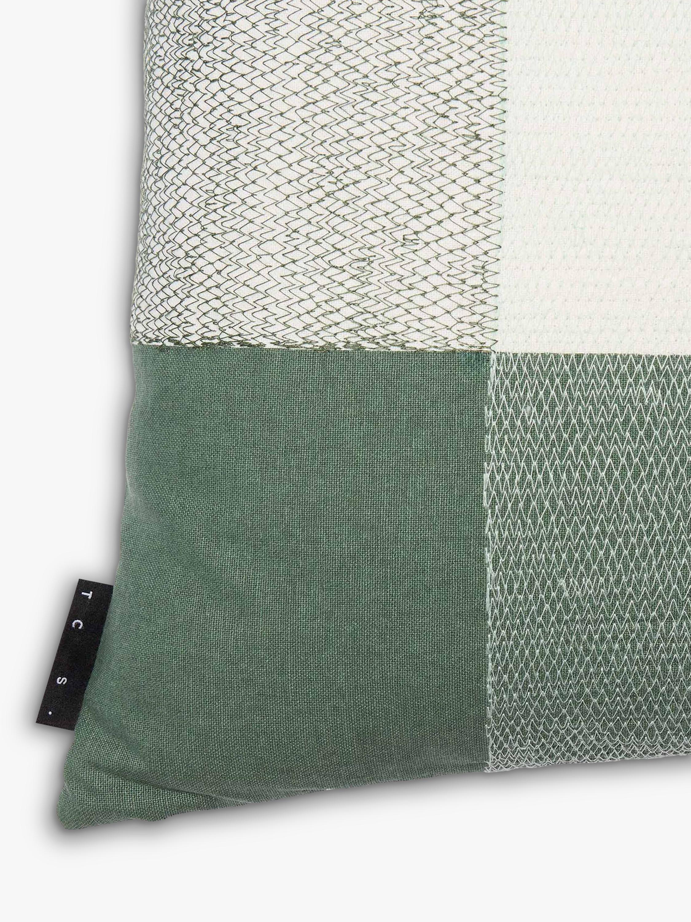 The Conran Shop Wayline cotton cushion cover Oatmeal 50cm square - British product