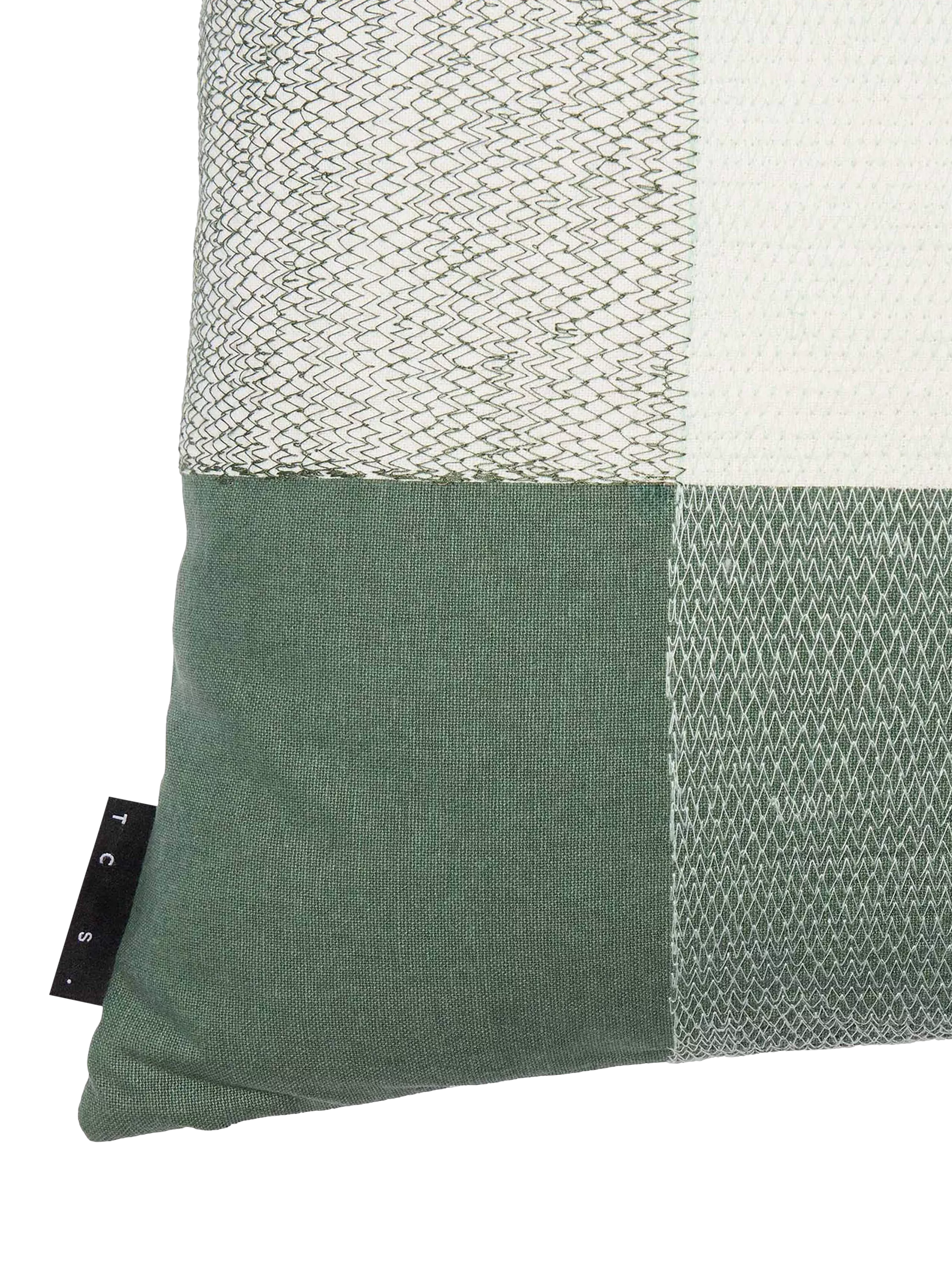 The Conran Shop Wayline cotton cushion cover Oatmeal 50cm square - British product