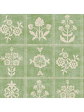 Joules Garden Floral Grid wallpaper (British brand)