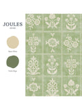 Joules Garden Floral Grid wallpaper (British brand)