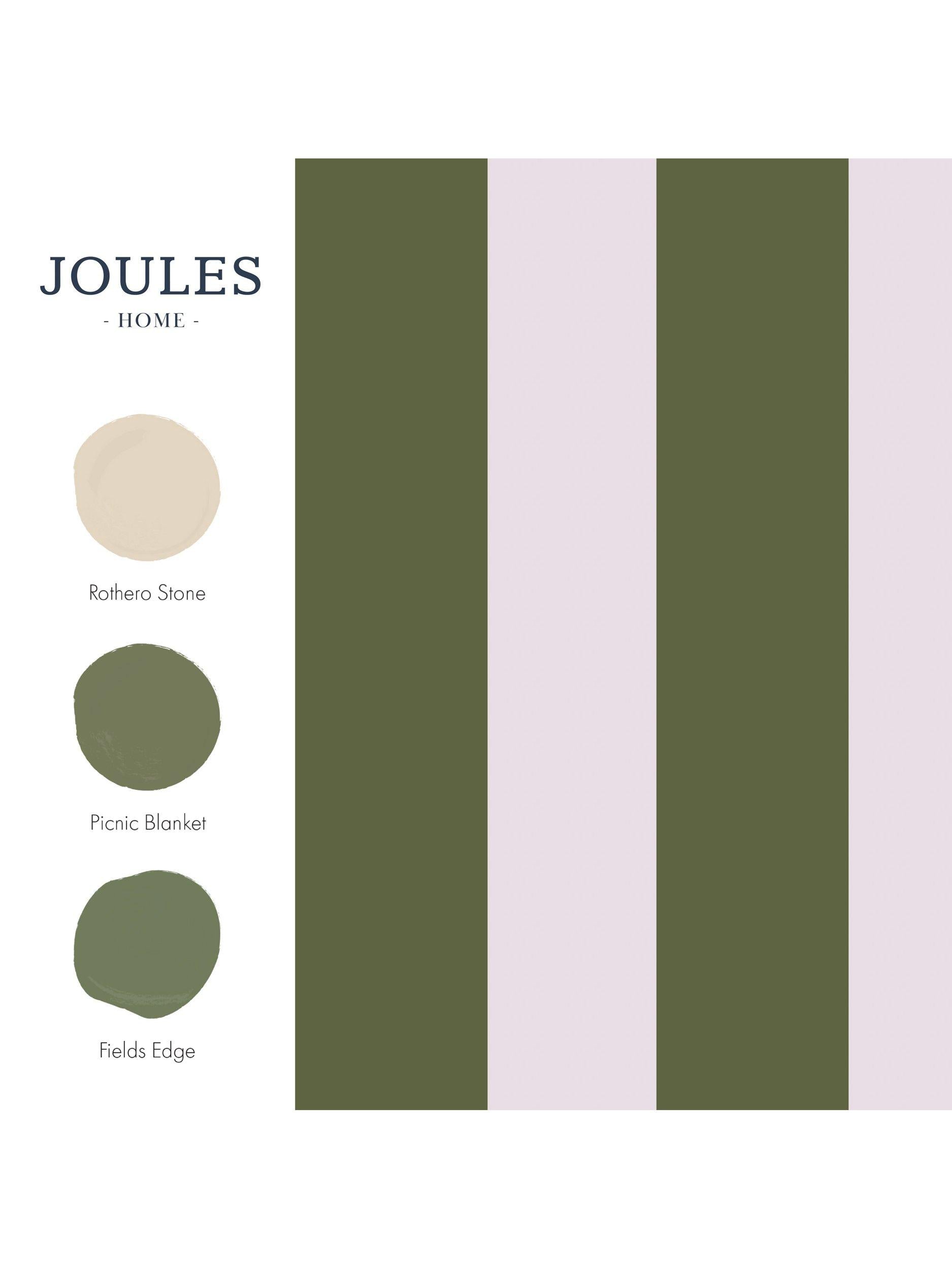 Joules wallpaper Harborough Stripe roll - British product