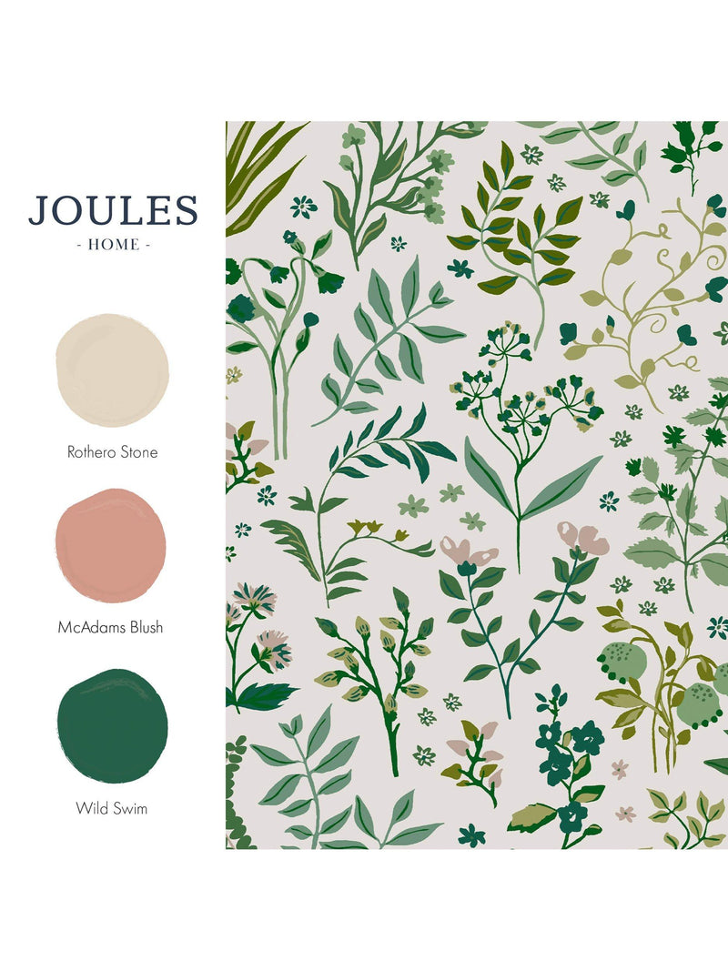 Joules Holcombe wallpaper floral design (British brand)