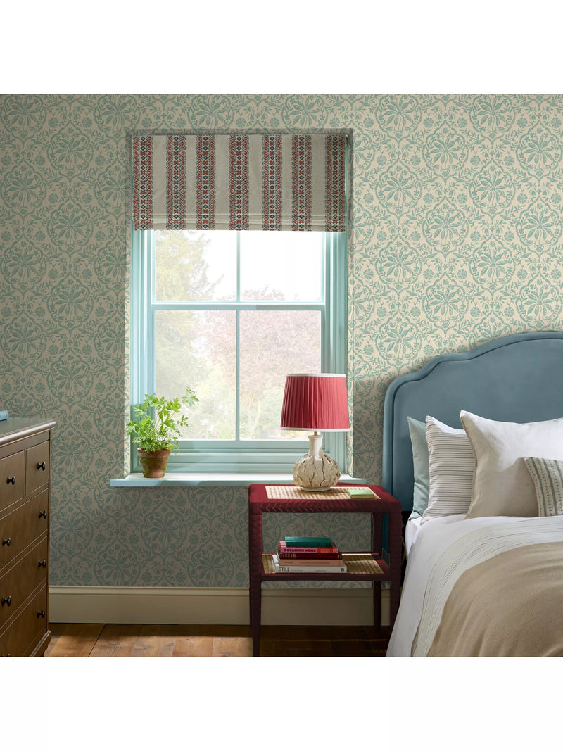 Joules Indienne Palm wallpaper duck egg 5.2m² - British product