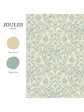 Joules Indienne Palm wallpaper duck egg 5.2m² - British product