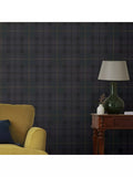 Joules Rothero Check Heritage wallpaper roll (British brand)