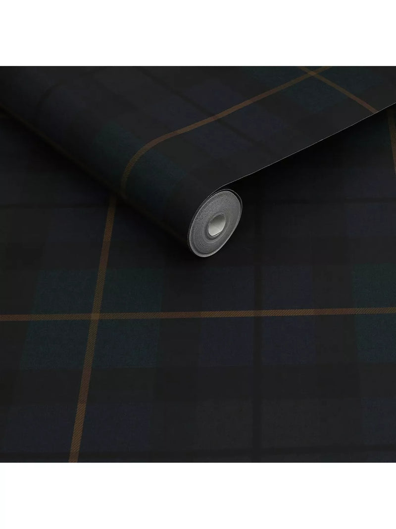Joules Rothero Check Heritage wallpaper roll (British brand)