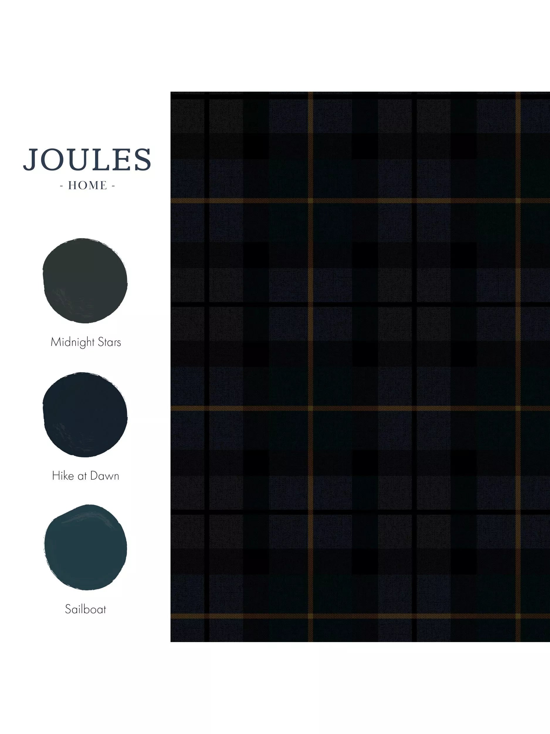 Joules Rothero Check Heritage wallpaper roll (British brand)