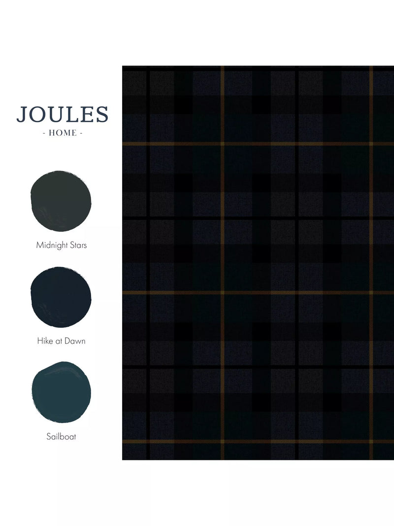 Joules Rothero Check Heritage wallpaper roll (British brand)