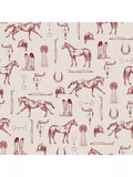 Joules Sketched Equestrian Print Wallpaper
