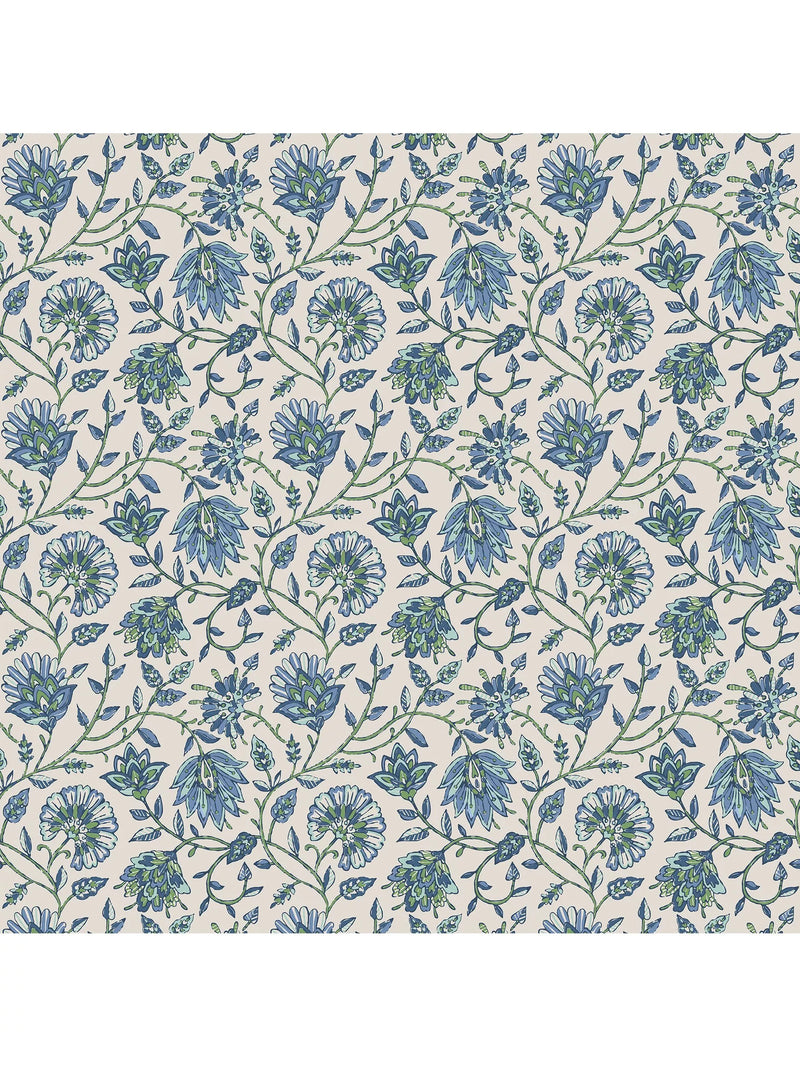 Joules trailing Indienne floral wallpaper 5.2m2 (British brand)