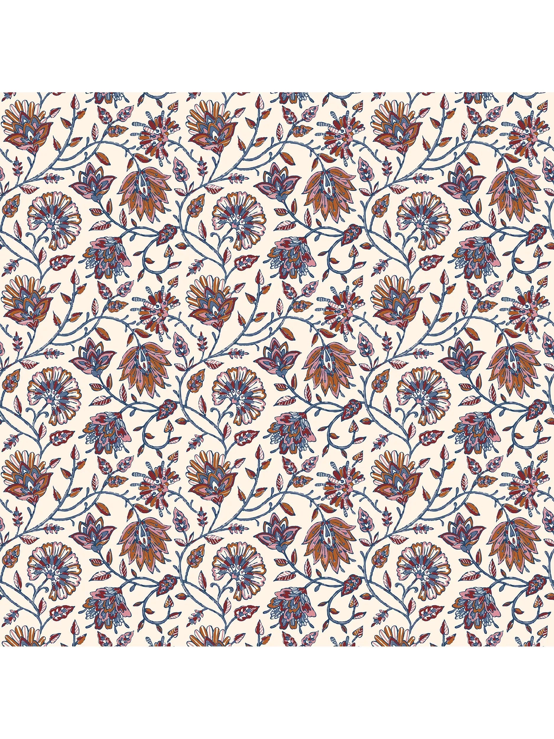 Joules Trailing Indienne Floral Wallpaper