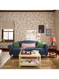Joules Tree of Life floral wallpaper red pink - British product