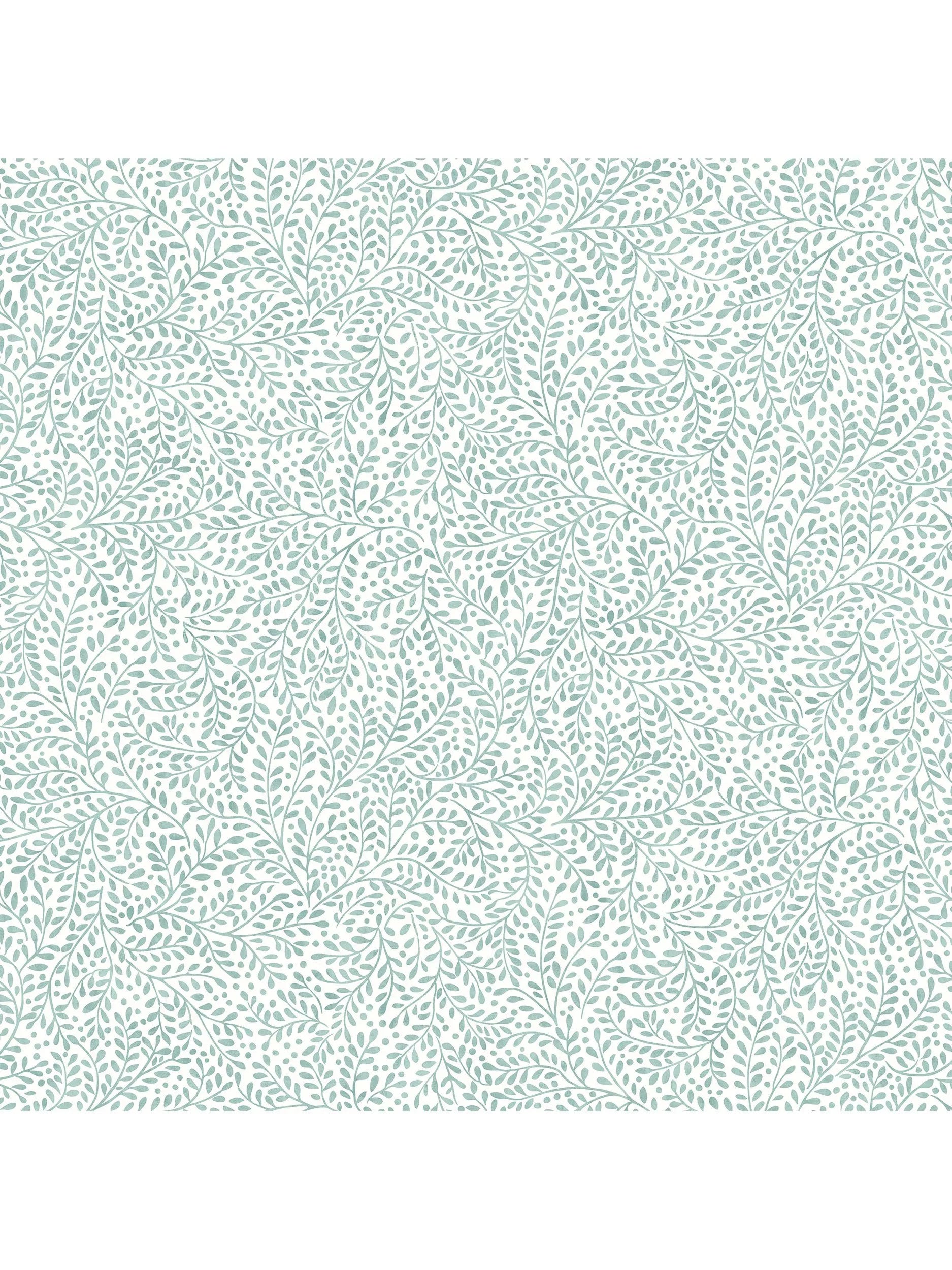 Joules Willow Leaf Duck Egg Blue wallpaper, UK version