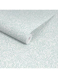 Joules Willow Leaf Duck Egg Blue wallpaper, UK version
