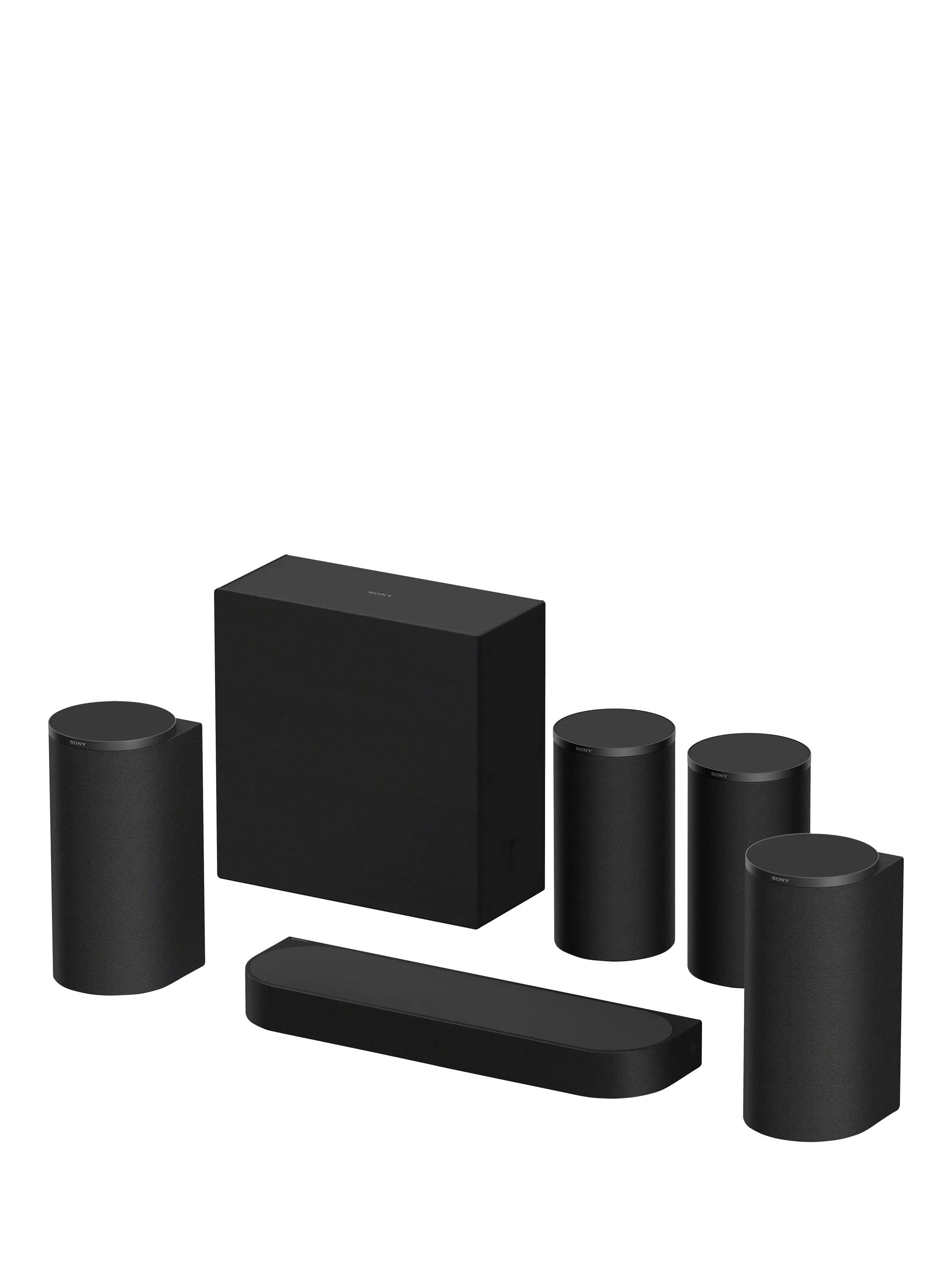 Sony BRAVIA Theatre Trio soundbar system with subwoofer and rear speakers, imported from the UK