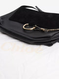 Chloé Faye black suede-leather shoulder bag, UK version