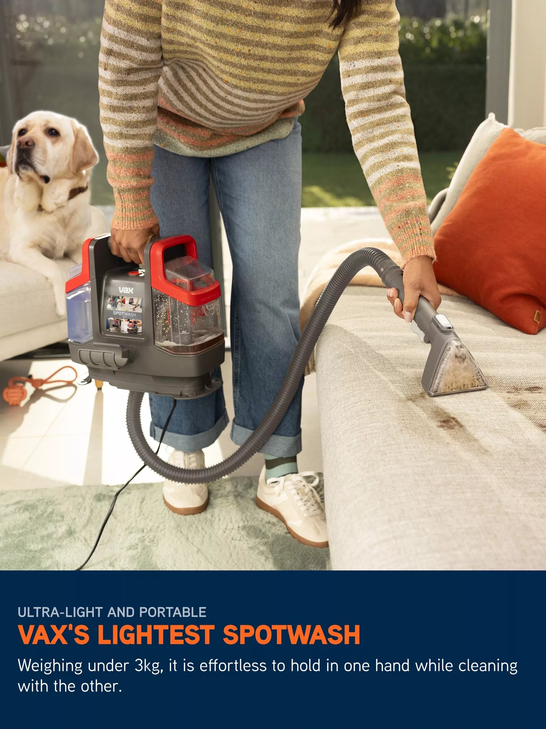 Vax SpotWash Mini corded carpet cleaner grey - UK version