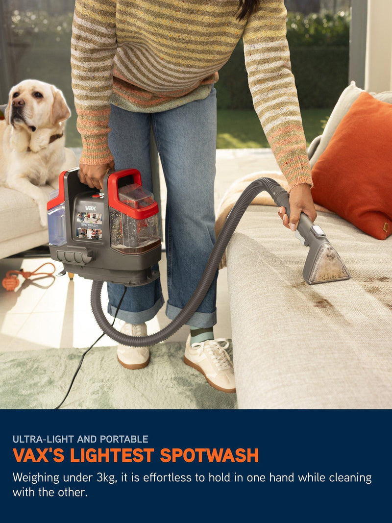 Vax SpotWash Mini corded carpet cleaner grey - UK version