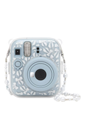 instax Skinnydip Bow clear camera case (British brand)