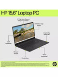 HP 15.6 laptop Intel Core 5 Jet Black, UK version