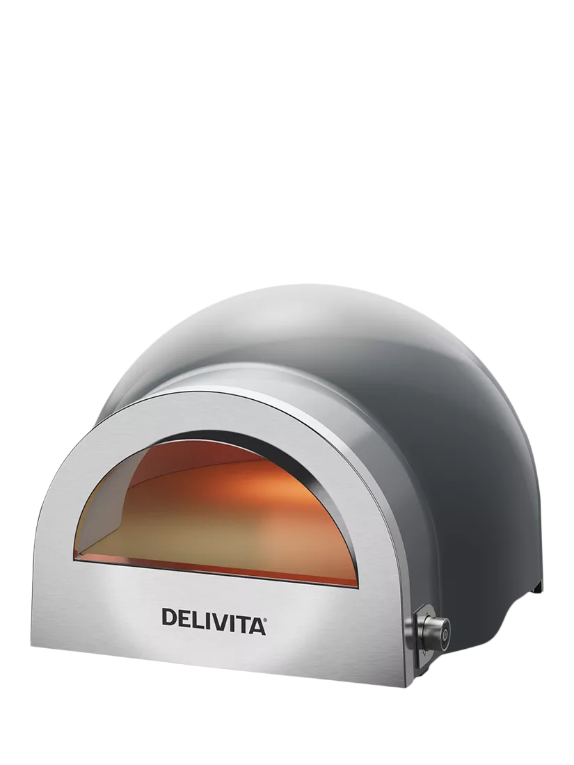 DeliVita Flow Dual Fuel Pizza Oven, Hale Grey, imported from the UK