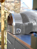 DeliVita Flow Dual Fuel Pizza Oven, Hale Grey, imported from the UK