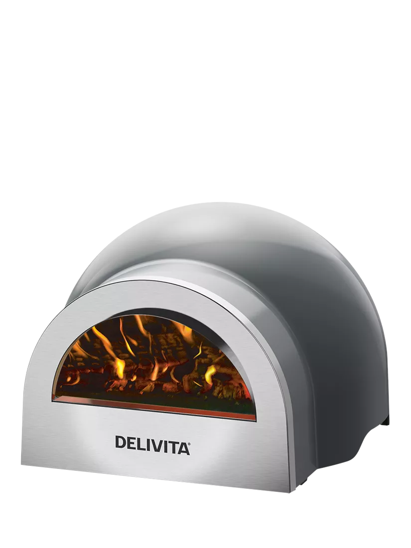DeliVita Origin wood fired pizza oven Hale Grey - British product