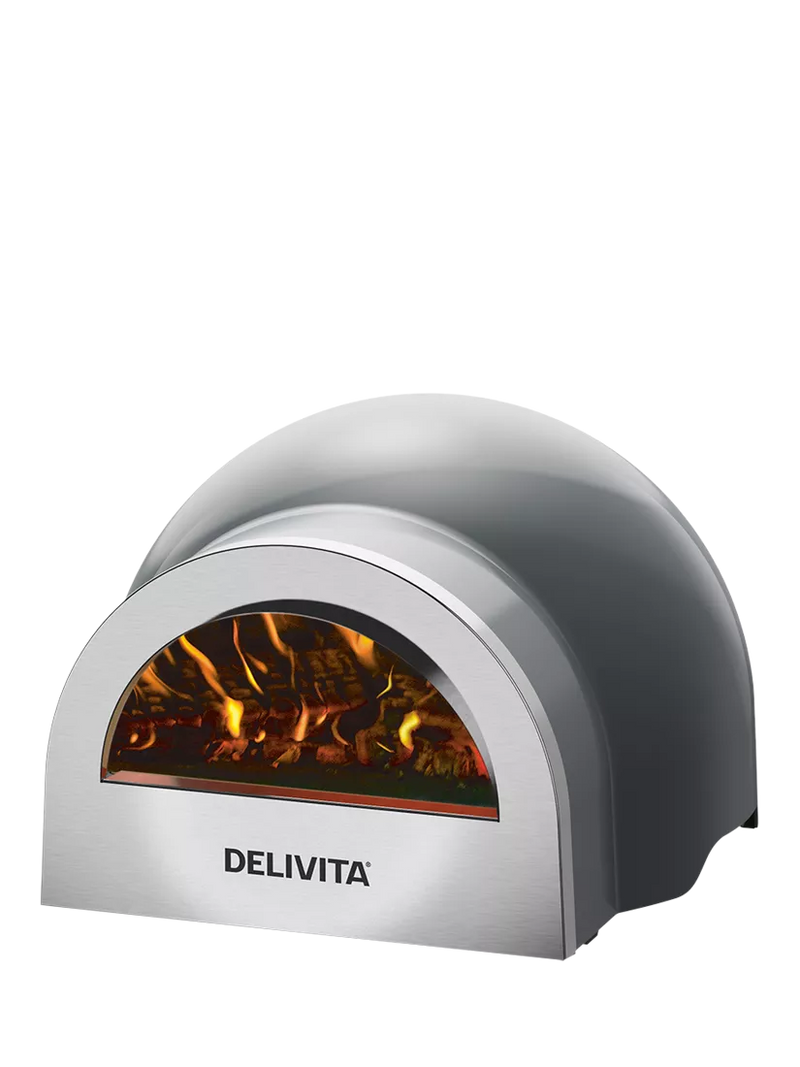 DeliVita Origin wood fired pizza oven Hale Grey - British product