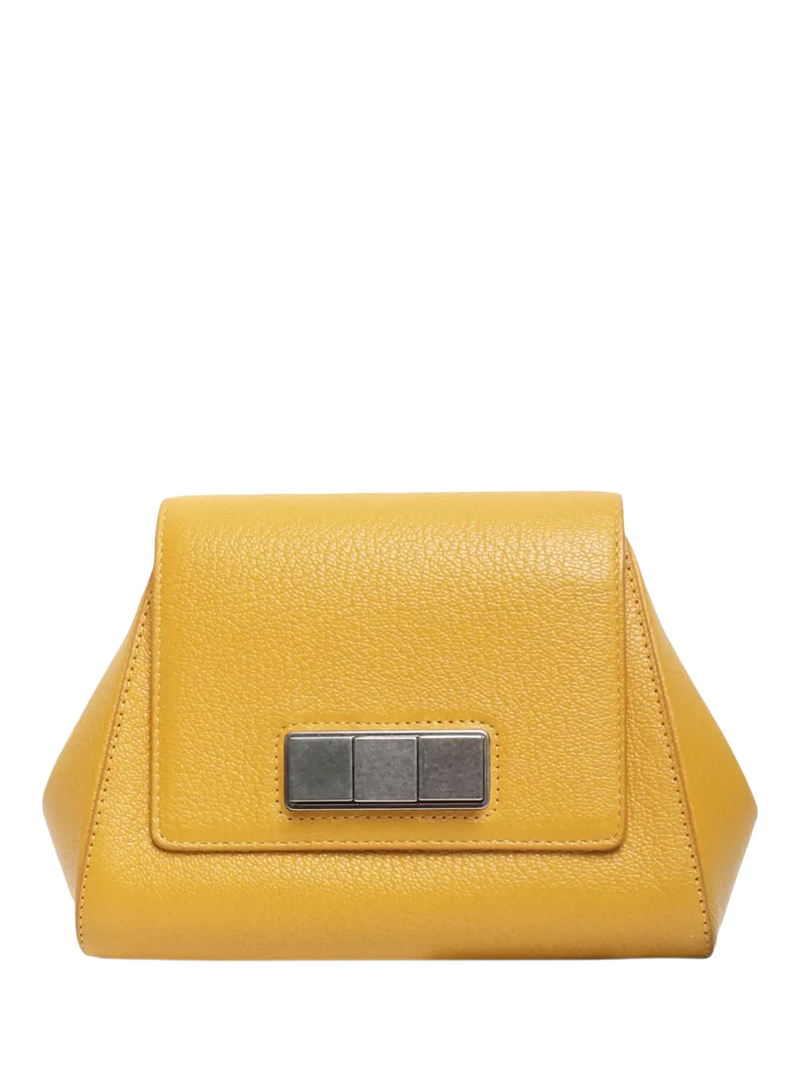 Bottega Veneta yellow leather belt bag, UK version