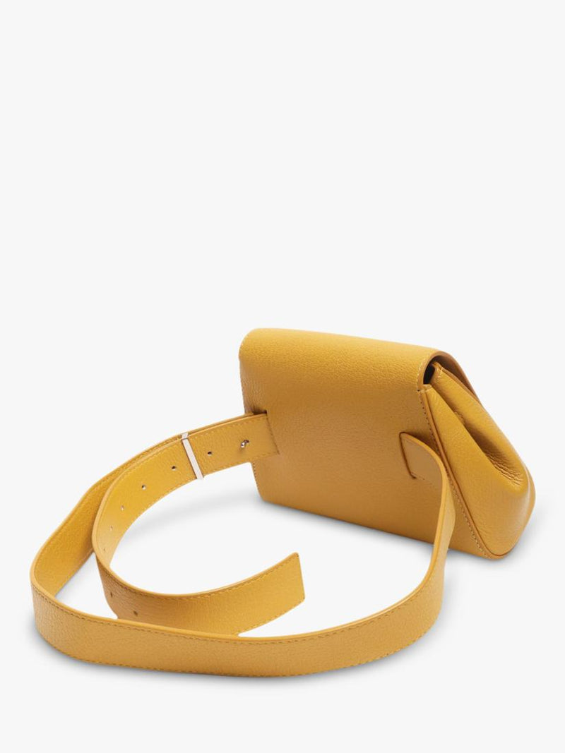 Bottega Veneta yellow leather belt bag, UK version